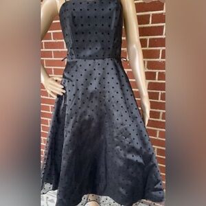 Fun and flirty black party dress